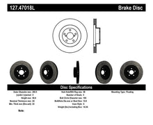 Load image into Gallery viewer, StopTech 02-10 Subaru WRX Slotted &amp; Drilled Left Front Rotor (exc. STi)