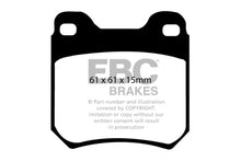Load image into Gallery viewer, EBC 97-01 Cadillac Catera 3.0 Greenstuff Rear Brake Pads