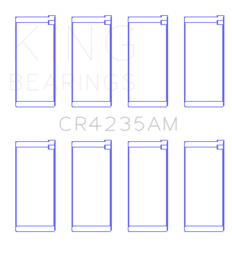 King Engine Bearings Hyundai 2.0L G4GC Rod Bearing Set - Size STD
