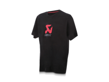 Load image into Gallery viewer, Akrapovic Mens Logo Black T-Shirt - Medium
