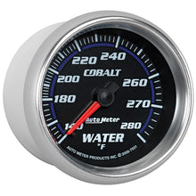 Load image into Gallery viewer, Autometer Cobalt 66.7mm 140-280 degree F. Water Temperature Gauge