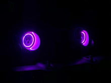 Load image into Gallery viewer, Oracle 7in High Powered LED Headlights - Black Bezel - ColorSHIFT No Controller