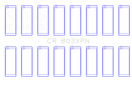 King Engine Bearings 55-67 Ford 265/283/302/327 V8 (Size 001) Performance Rod Bearing Set
