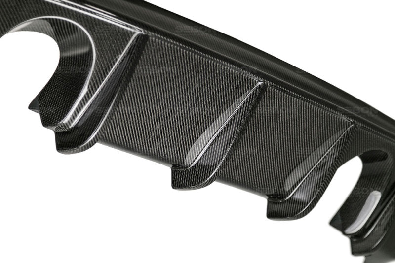 Seibon 15-16 Ford Focus OE-Style Carbon Fiber Rear Bumper Lip
