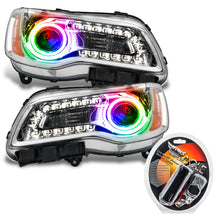 Load image into Gallery viewer, Oracle 11-14 Chrysler 300C SMD HL - Chrome - NON HID - ColorSHIFT