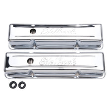 Load image into Gallery viewer, Edelbrock Valve Cover Signature Series Chevrolet 1959-1986 262-400 CI V8 Tall Chrome
