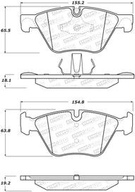 StopTech Street Brake Pads - Rear
