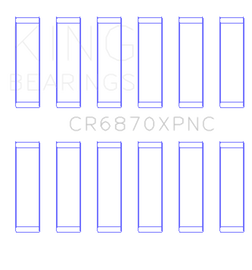 King Engine Bearings Nissan VR38DETT pMaxKote Performance Con Rod Bearing Set - Size STDX