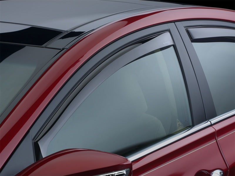 WeatherTech 09+ Volkswagen Routan Front Side Window Deflectors - Dark Smoke