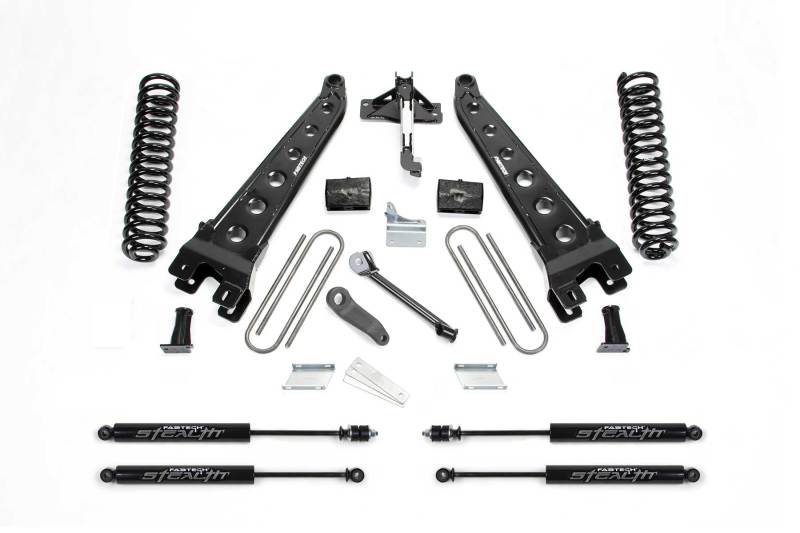 Fabtech 08-16 Ford F250/F350 4WD 4in Rad Arm Sys w/Coils & Stealth