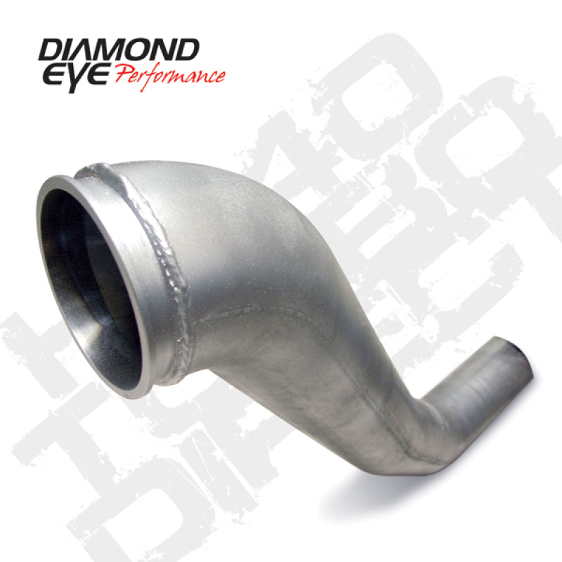Diamond Eye DWNP 4in TB SGL HX40 TURBO-DIRECT FLANGE AL DODGE 5.9L 2500/3500 94-02