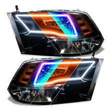 Load image into Gallery viewer, Oracle 09-18 Dodge Ram Switchback Quad Headlight Halo Kit - RGB+A + w/ 2.0 Controller