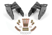 Load image into Gallery viewer, BMR 64-72 Chevy Chevelle Rear Control Arm Relocation Brackets - Black Hammertone