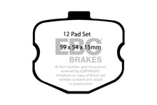 Load image into Gallery viewer, EBC 06-08 Chevrolet Corvette (C6) 7.0 (Z06) Yellowstuff Front Brake Pads