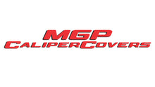 Load image into Gallery viewer, MGP 2 Caliper Covers Eng Front Silverado SS Blk Finish Sil Char 2008 Chevy Silverado 1500