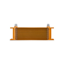Load image into Gallery viewer, Mishimoto Universal 13-Row Oil Cooler Gold