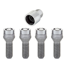 Load image into Gallery viewer, McGard Wheel Lock Bolt Set - 4pk. (Cone Seat) M14X1.5 / 17mm Hex / 31.0mm Shank Length - Chrome