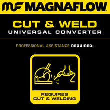 Load image into Gallery viewer, MagnaFlow Conv Univ 2.5in ID Inlet/Outlet Center/Center Oval Rear