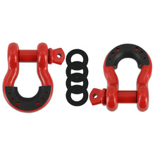 Load image into Gallery viewer, Mishimoto Borne D-Ring Shackle Set Red