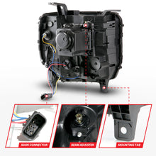 Load image into Gallery viewer, ANZO 2014-2015 GMC Sierra 1500HD Projector Plank Style Headlight Black W/ DRL