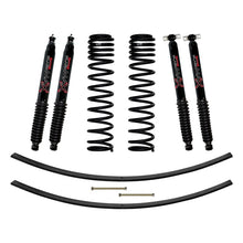 Load image into Gallery viewer, Skyjacker Jeep XJ 3in FR Dual Rate Long Coil Suspension Lift Kit w/RR Add-A-Leaf/Black Max Shocks