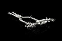 Load image into Gallery viewer, Akrapovic 10-14 AMG SLS Coupe/Roadster Evolution Line Cat Back (Titanium) w/ Carbon Tips