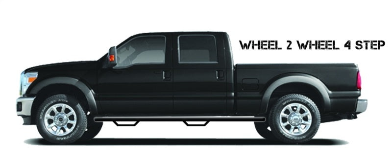 N-Fab Nerf Step 03-06 Chevy Avalanche w/out Cladding SUV 5.3ft Bed - Gloss Black - W2W - 3in