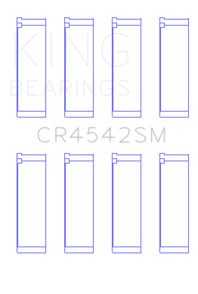 King Honda K-Series (Except A3) 16v 2.0L/2.3L/2.4L Connecting Rod Bearing Set (Set of 4)