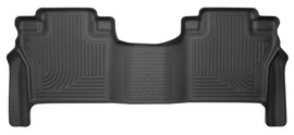 Husky Liners 2016 Nissan Titan XD Crew Cab WeatherBeater 2nd Row Black Floor Liners