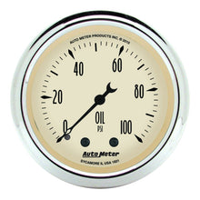 Load image into Gallery viewer, AutoMeter Gauge Kit 5 Pc. 3-1/8in. &amp; 2-1/16in. Mech. Speedo. Wtmp &amp; Oilp Antique Beige