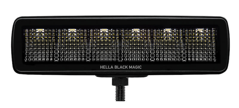 Hella Universal Black Magic 6 L.E.D. Mini Light Bar - Flood Beam