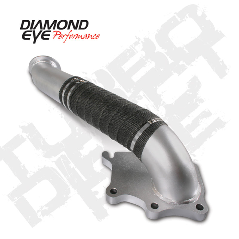 Diamond Eye TURBO-DIRECT 3in AL CHEVY LB7 DURAMAX 01-04 5 BTWN TURBO & F PIPE TRANS DIPSTICK MOD REQ