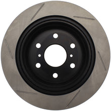 Load image into Gallery viewer, StopTech PowerSlot Chevrolet Avalanche/Silverado/Suburban/Tahoe / GMC Yukon Left Slotted Rear Rotor