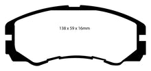 Load image into Gallery viewer, EBC 96-98 Acura SLX 3.2 Greenstuff Front Brake Pads