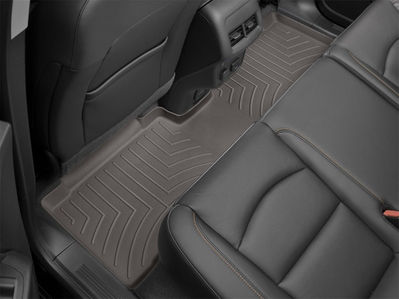 WeatherTech 2018+ Mitsubishi Outlander Rear FloorLiner - Cocoa (PHEV Plug-In Hybrid)