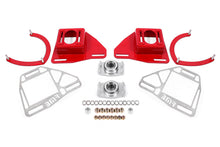 Load image into Gallery viewer, BMR Suspension 82-92 Chevy Camaro Caster/Camber Plates w/ Lockout Plates - Red