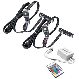 Oracle 15-21 Nissan GT-R Lightning Bolt Headlight DRL RGB+W w/ Simple Controller