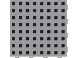 WeatherTech TechFloor - 3in X 12in Tiles(Left Loop) - Grey/Black **Order in Qtys of 10