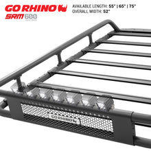 Load image into Gallery viewer, Go Rhino SRM 600 Basket Style Roof Rack 55in. - Tex. Blk