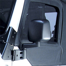 Load image into Gallery viewer, Omix Door Mirror Black Left- 87-06 Jeep Wrangler