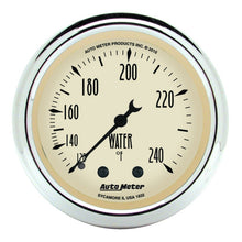 Load image into Gallery viewer, AutoMeter Gauge Kit 5 Pc. 3-1/8in. &amp; 2-1/16in. Mech. Speedo. Wtmp &amp; Oilp Antique Beige
