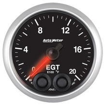 Load image into Gallery viewer, Autometer Elite 52mm 0-2000 Deg F Full Sweep Electronic Exhaust Gas Temperature Gauge