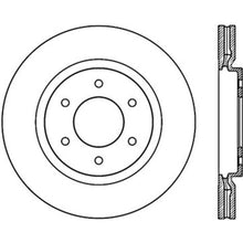 Load image into Gallery viewer, StopTech Power Slot 08-09 Infiniti QX4/QX56 / 07-09 Nissan Armada Right Front Slotted Cryo Rotor