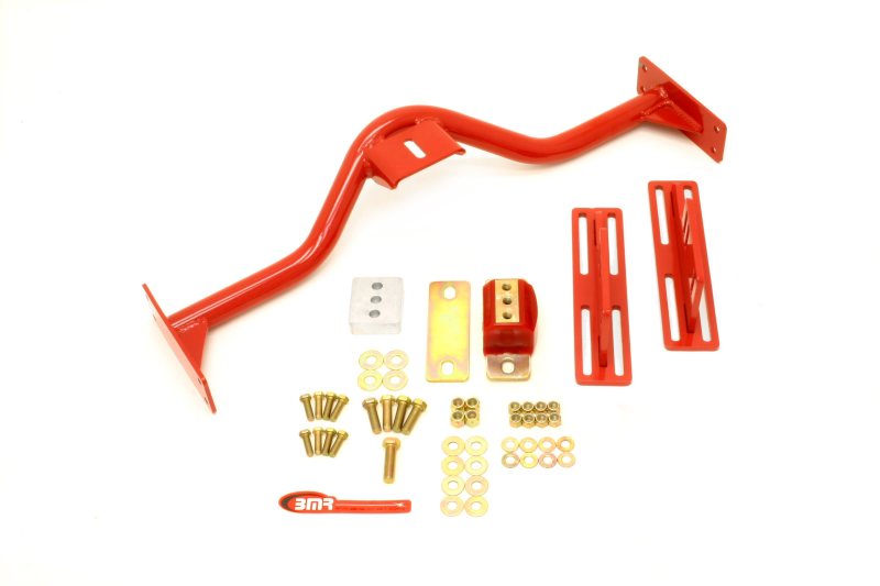 BMR 67-69 1st Gen F-Body Transmission Conversion Crossmember TH350/Powerglide/700R4/4L60E - Red