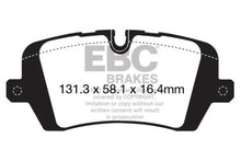 Load image into Gallery viewer, EBC 2017+ Land Rover Discovery 5 3.0L Supercharged Ultimax2 Rear Brake Pads