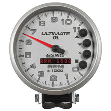 Load image into Gallery viewer, Autometer 5 inch Ultimate DL Playback Tachometer 11000 RPM - Silver