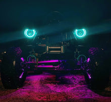 Load image into Gallery viewer, Oracle 7in High Powered LED Headlights - Black Bezel - ColorSHIFT 2.0