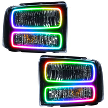 Load image into Gallery viewer, Oracle 05-07 Ford F-250/350 SMD HL - Black - ColorSHIFT w/ 2.0 Controller
