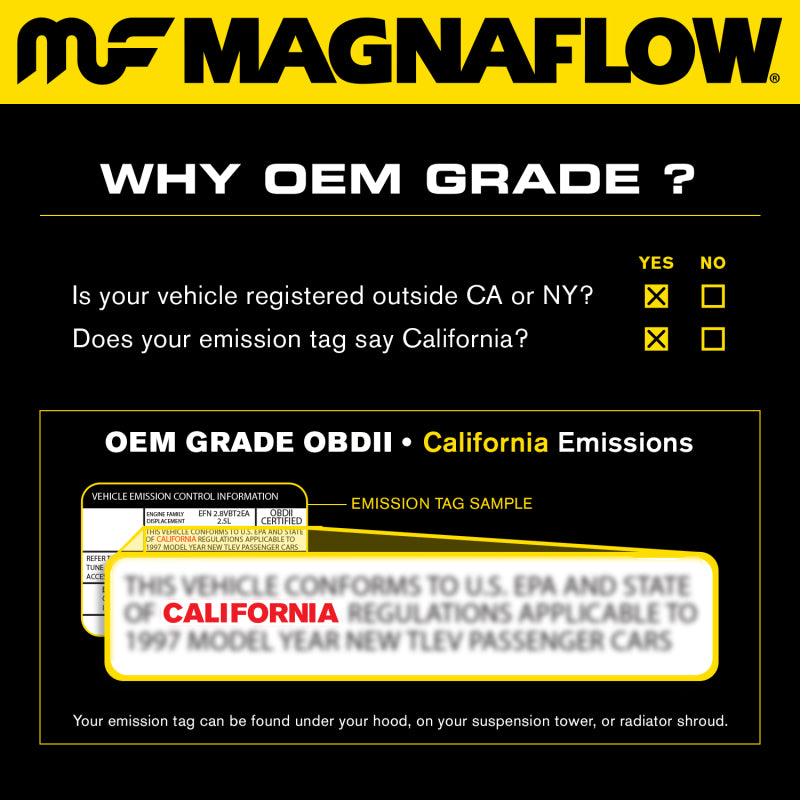 MagnaFlow 14-15 Ford Transit Connect OEM Grade Federal/EPA Compliant Manifold Catalytic Converter