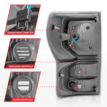 Load image into Gallery viewer, ANZO 07-11 Toyota Tundra Full LED Taillights Black Housing Smoke Lens G2 (w/C light Bars)